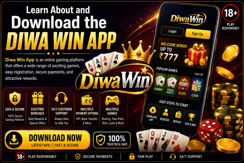 DiwaWin App Download 2026 | Free Bonus ₹88 | Withdraw ₹110
